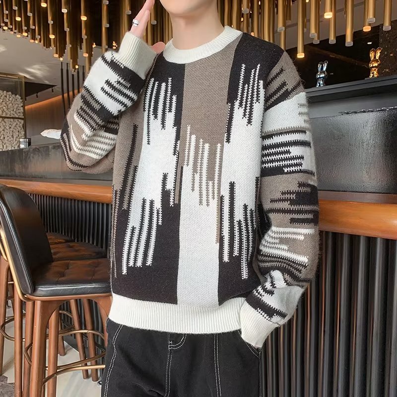 Áo sweater Dệt Kim Dày Dặn Thời Trang Hàn Quốc 2023 Cho Nam