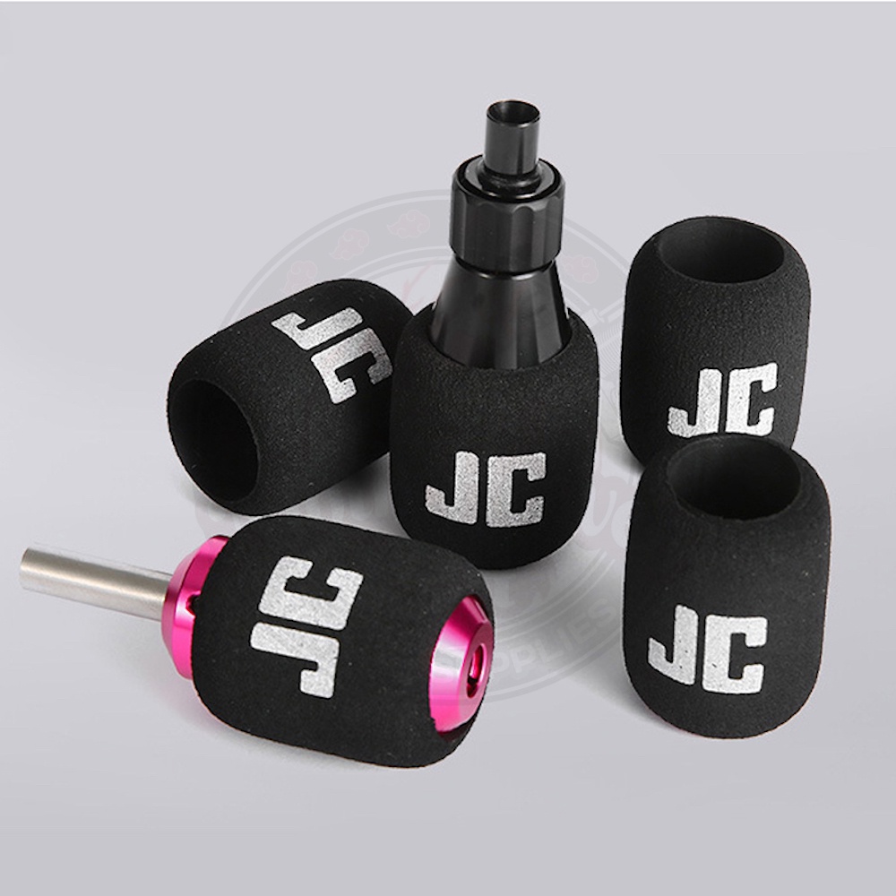 1 Vỏ Bọc Tay Cầm Máy Xăm Hình Bằng Mút Ghi Nhớ Thoải Mái Màu Đen 22-25mm