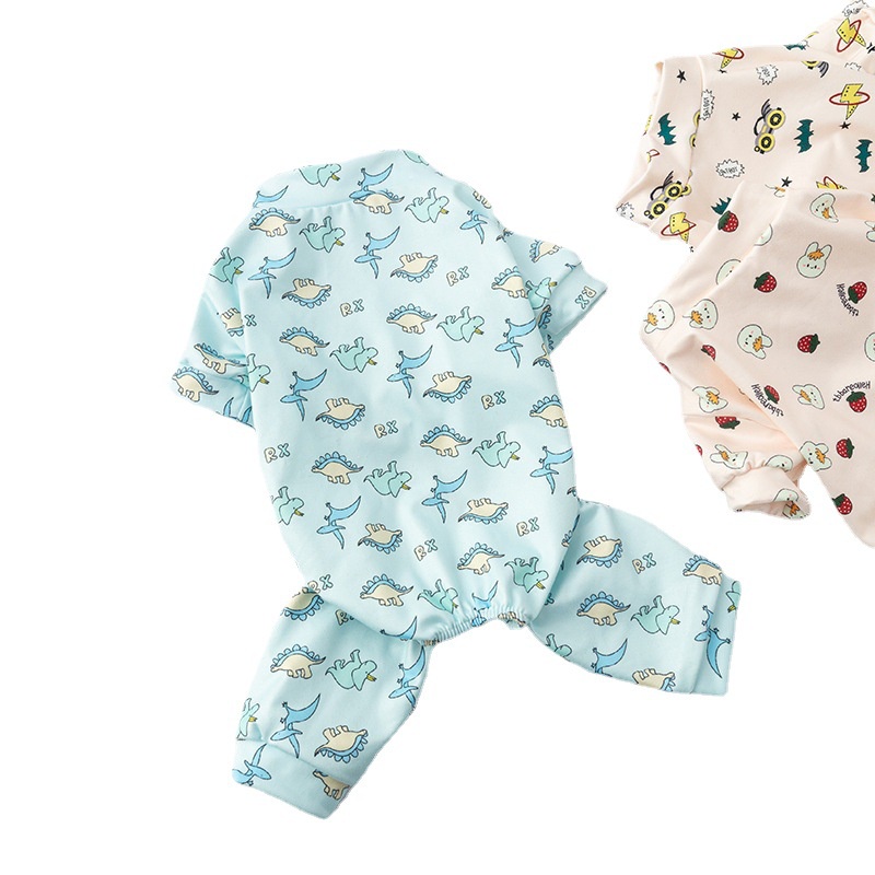 Bộ Đồ Ngủ Liền Thân 12 Màu Dễ Thương Dành Cho Cún Cưng shih tzu