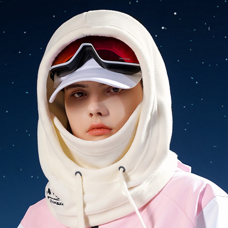Hueqrh Mũ Trùm Đầu Thể Thao unisex Kèm Khẩu Trang Giữ Ấm Mùa Đông