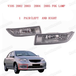 1 cặp đèn sương mù phía trước cho toyota vios 2002 2003 2004 2005 81221-0d010-81220 - 0d010