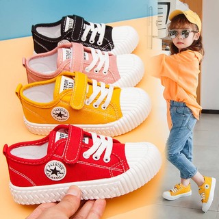 Giày Thể Thao Vải canvas Thoáng Khí Phong Cách Hàn Quốc Cho Bé Gái