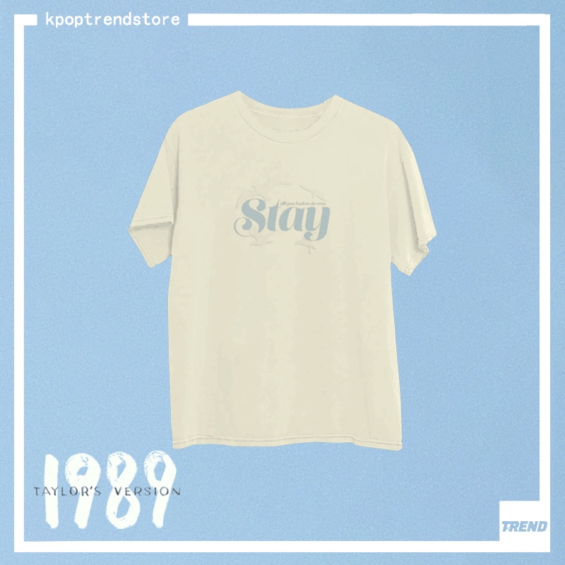 Taylor swift Áo Thun Tay Ngắn Dáng Rộng Phong Cách harajuku Cổ Điển Thời Trang Cho Nam Và Nữ 1989