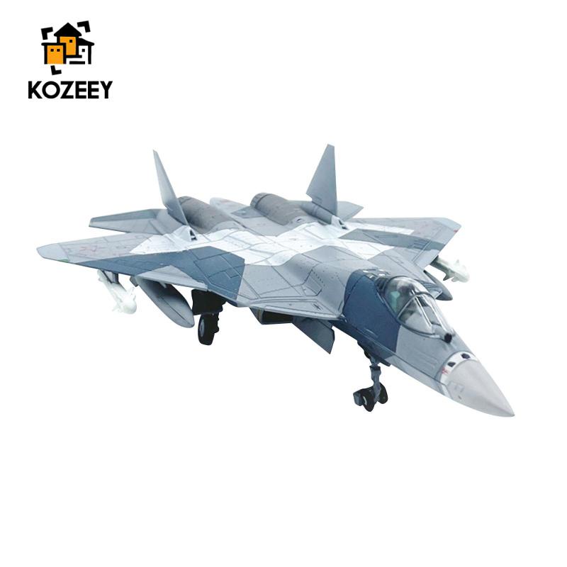 Mô hình đồ chơi KOZEEY máy bay chiến đấu SU 57 với tỷ lệ 1 / 100