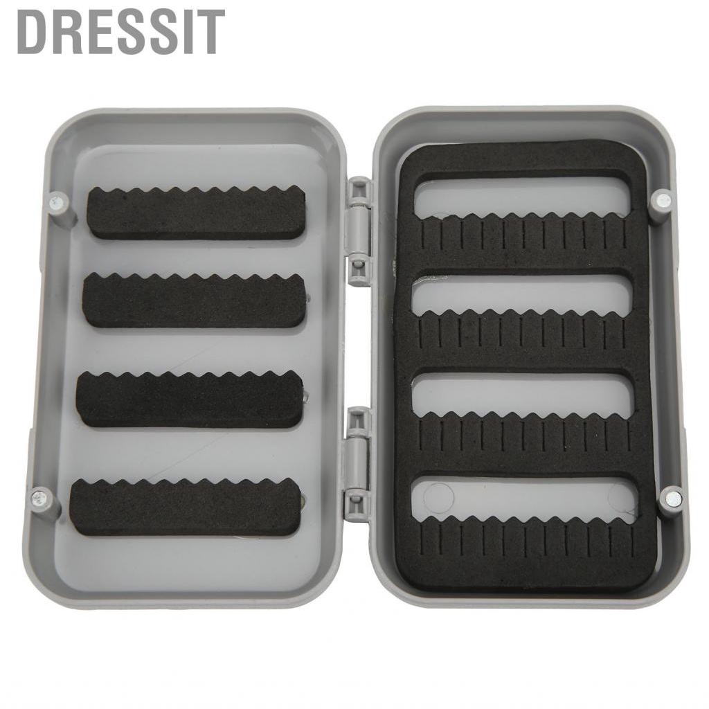 Dressit Fly Fishing Lure Box Double Sided ABS for Lake