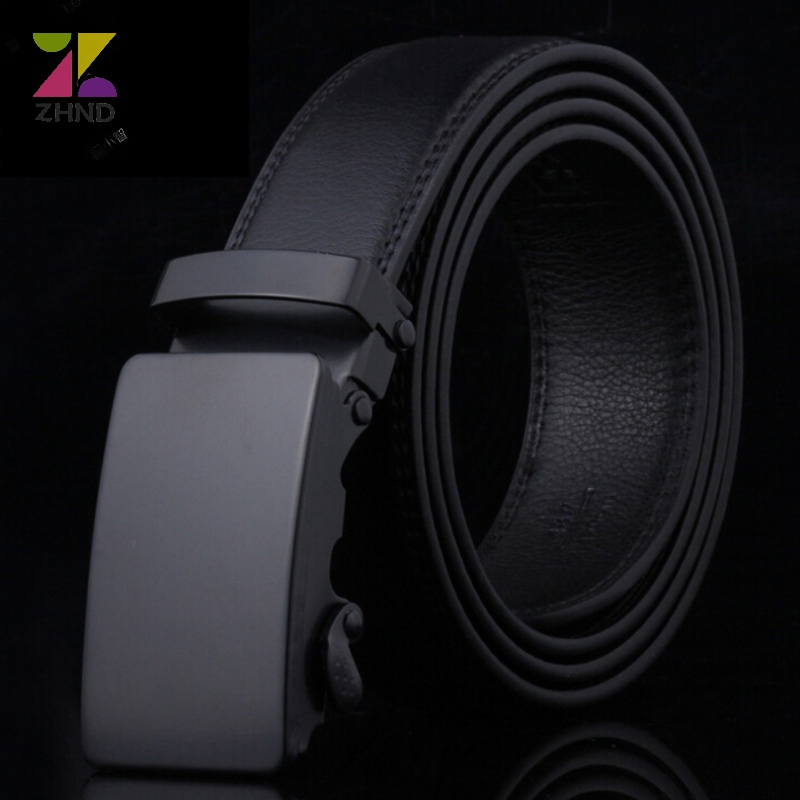 Zhuzhengde Thắt Lưng Da Có Khóa Gài Tự Động Thời Trang Cao Cấp Cho Nam