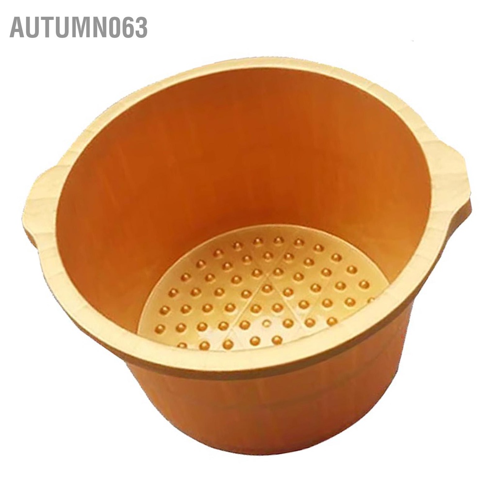 Chậu ngâm chân gấp gọn, thau, chậu, bồn ngâm chân massage có tay cầm Autumn063