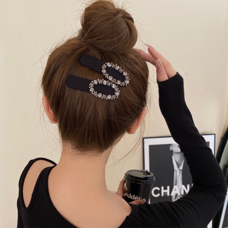 Haimeikang Mới Kẹp Tóc Đính Đá Hình Ngôi Sao / Trái Tim Xinh Xắn Cho Nữ