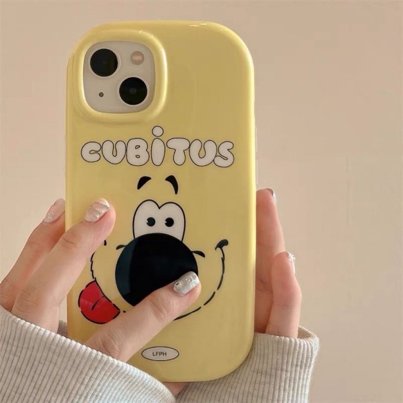 Ốp Điện Thoại Silicon Họa Tiết Chú Cún Hoạt Hình Cho iphone 7 7plus 8 8plus xs xr 11 12 13 14 15pro plus promax