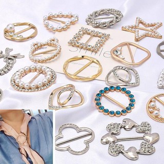 Khăn quàng thắt lưng ngọc trai cao cấp Nhật Bản, khóa quần áo thời trang đa năng, áo thun,Khóa Cài Khăn  Khuy cài khăn  Khăn Quàng Cổ