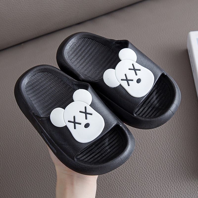 Dép lười cho trẻ em Size24-35 🌸  Hình hoạt hình công chúa dùng trong nhà đế mềm
