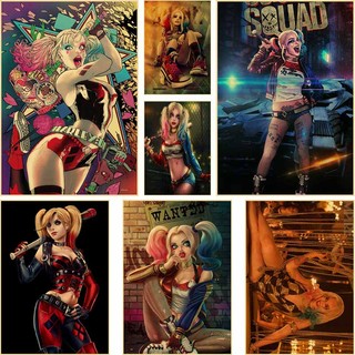 Poster Phim harley quinn Dán Tường Trang Trí
