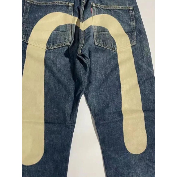 Quần jeans cotton Ống Rộng y2k In Họa Tiết vintage Thời Trang Đường Phố Cho Nam