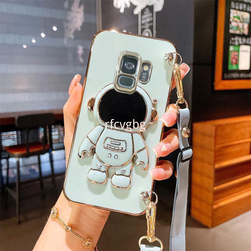 ốp lưng samsung s9 plus Ốp Điện Thoại Mạ Điện Hình Phi Hành Gia Cho samsung galaxy s9 s9 plus s9 s9 