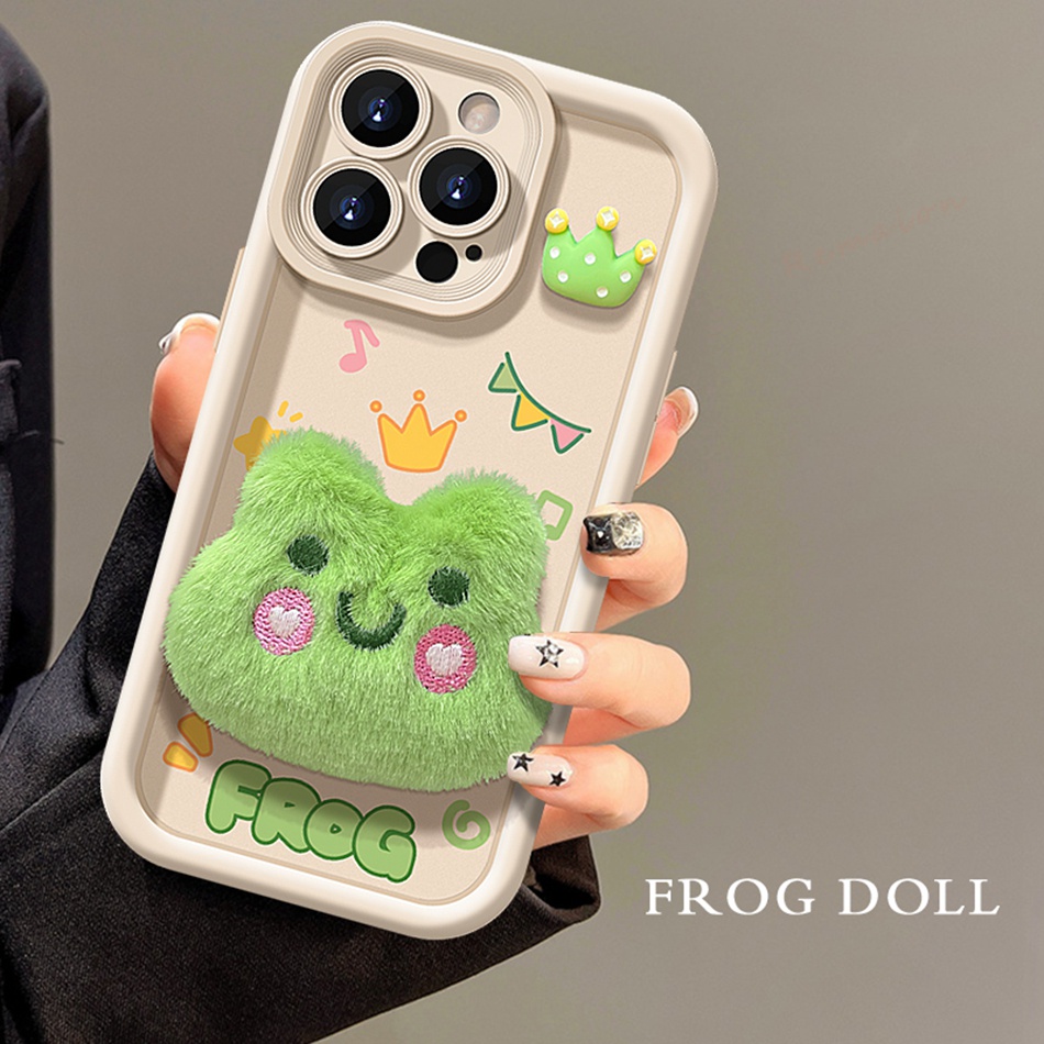 Hoạt Hình Ốp Điện Thoại Silicon Dẻo Kèm Búp Bê Cho iphone 11 12 13 14 15 pro max 11pro x xr xs max 6 6s 7 8 plus se 2020 12pro 14pro