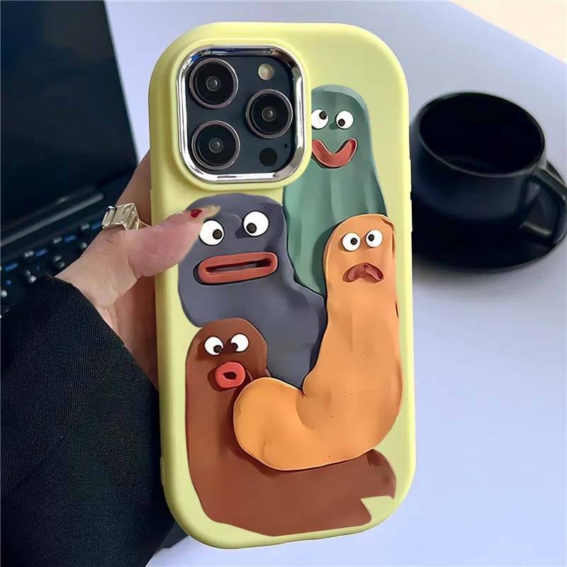 Ốp Điện Thoại In Hình Vui Nhộn Cho iphone 7 7plus 8 8plus xs xr 11 12 13 14 15 pro plus promax