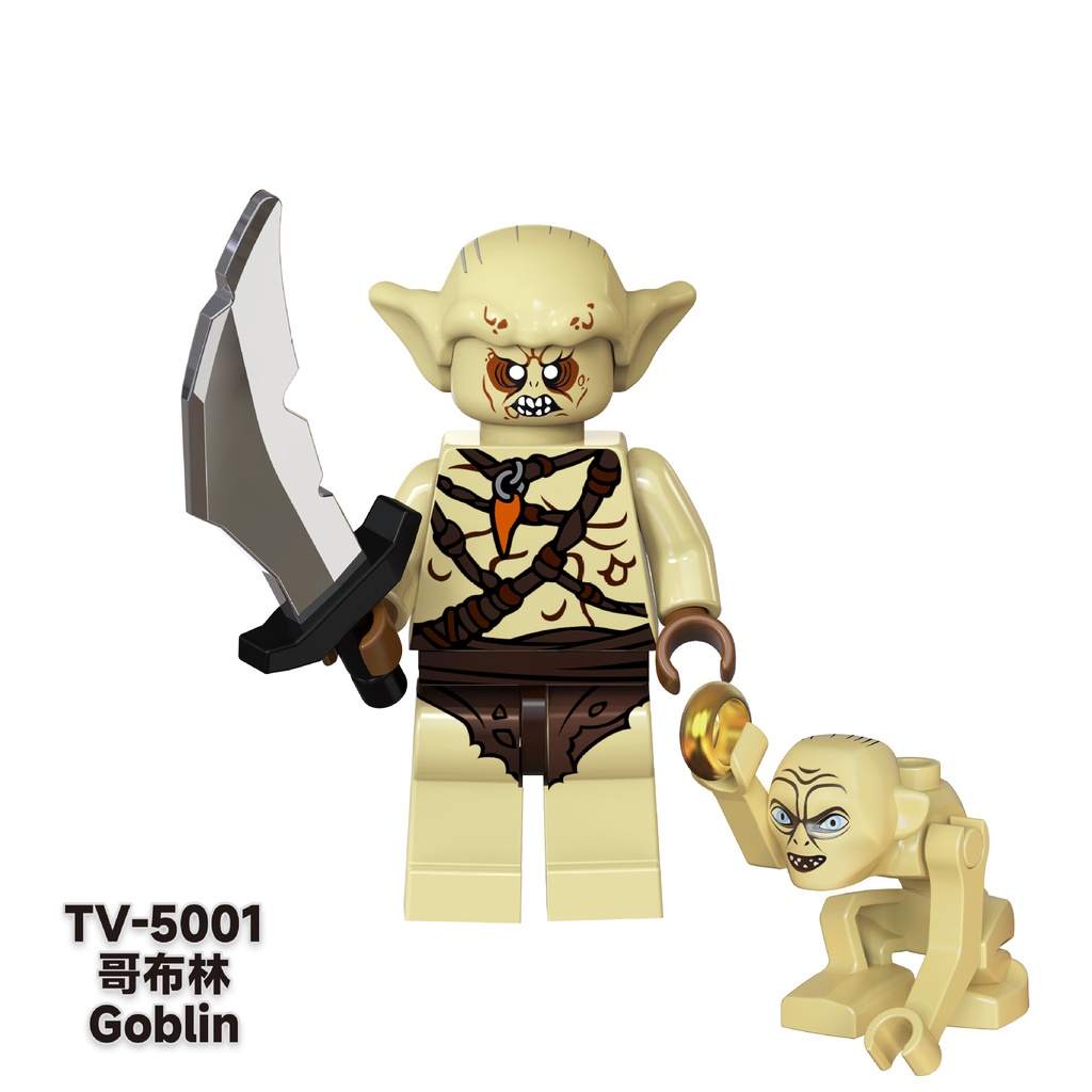 The lord of the rings Đồ Chơi Lắp Ráp Mô Hình lego Xây Dựng Vòng Nhẫn goblin Có Thể Tương Thích Với lego