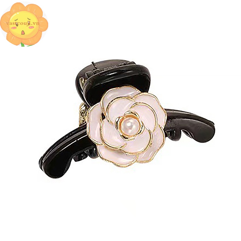 Vastji Kẹp Tóc Hình Hoa Trà Phong Cách retro Cho Nữ vn