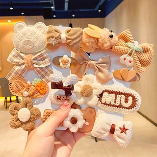 Set 8 Kẹp Tóc Dễ Thương Cho Bé Gái