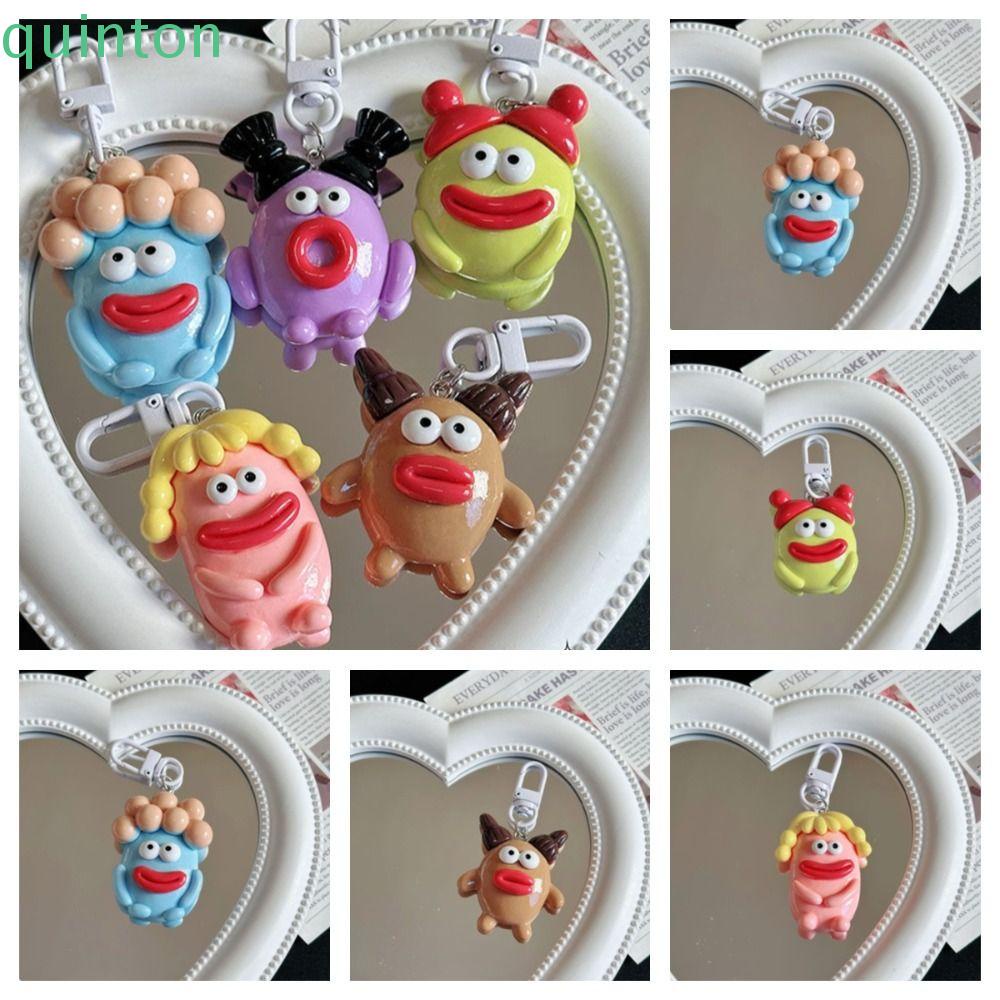 Shanhai Móc Khóa Hình Chú Hề Hoạt Hình Vui Nhộn Bằng Nhựa resin Đáng Yêu Thời Trang mini Kèm Móc Khóa Ốp