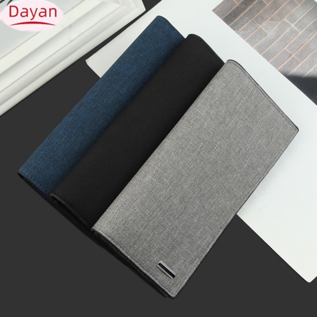 2023! Ví Dài Bằng Vải canvas Siêu Bền Có Ngăn Đựng Thẻ Cho Nam