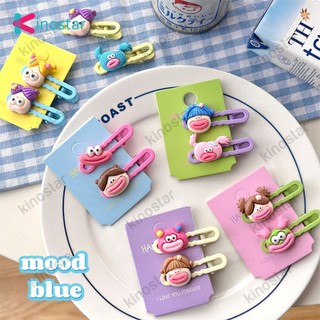 Hàn quốc ins búp bê xấu xí kẹp tóc hoạt hình mỏ vịt kẹp nữ xúc xích miệng đôi mắt to kẹp tóc kẹp tóc sáng tạo.