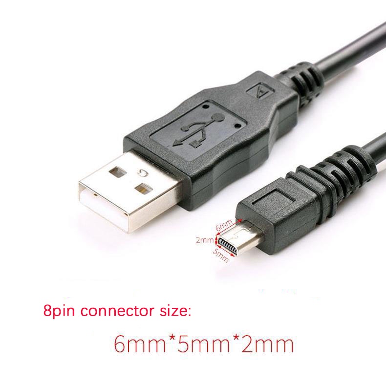 Dây Cáp Sạc Truyền Dữ Liệu usb mini 5pin / 8pin / 12pin Cho olympus / nikon / canon