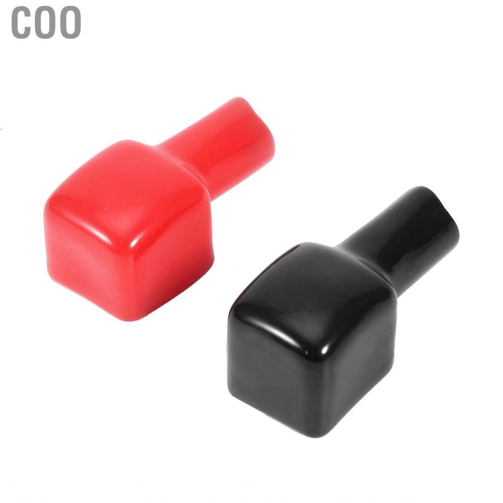 Coo Terminal Caps  Covers Heatproof Red Black for Cars Trucks Motorcycles
