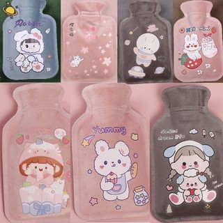 Tungku Moden Bekas Demah Demam Túi Chườm Nước Làm Ấm Tay Bằng Lông Nhung Dễ Thương OUYOU