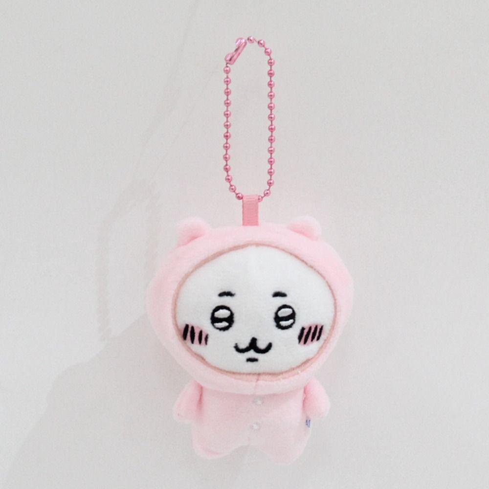 Mmluck chiikawa Móc Khóa Hình Thú Nhồi Bông Hoạt Hình rakko chiikawa Vui Nhộn Trang Trí Ba Lô
