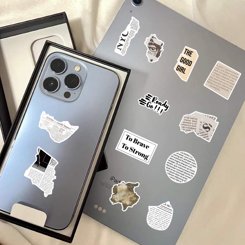 Bộ 60 Miếng Dán In Họa Tiết graffiti Trang Trí Mũ Bảo Hiểm / Xe Đạp / Túi Đựng Bút