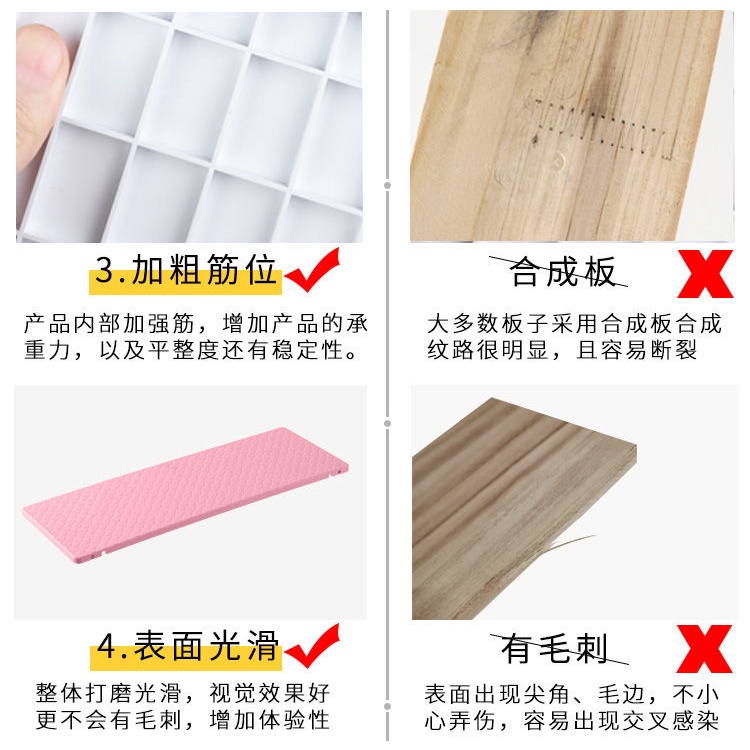 Giá Sắt Treo Tường Không Cần Khoan Dùng Trang Trí Phòng Khách / Ngủ