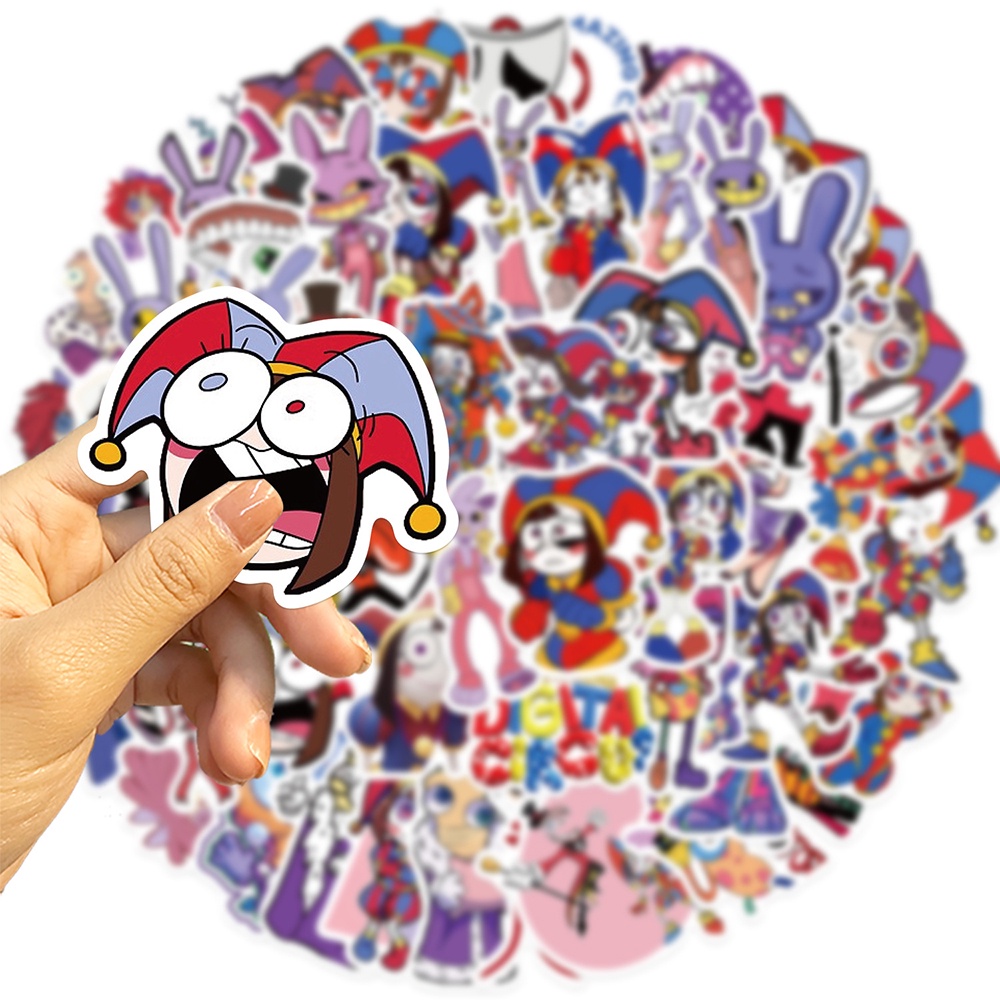 Bộ 50 / 60 Sticker Hoạt Hình Dễ Thương