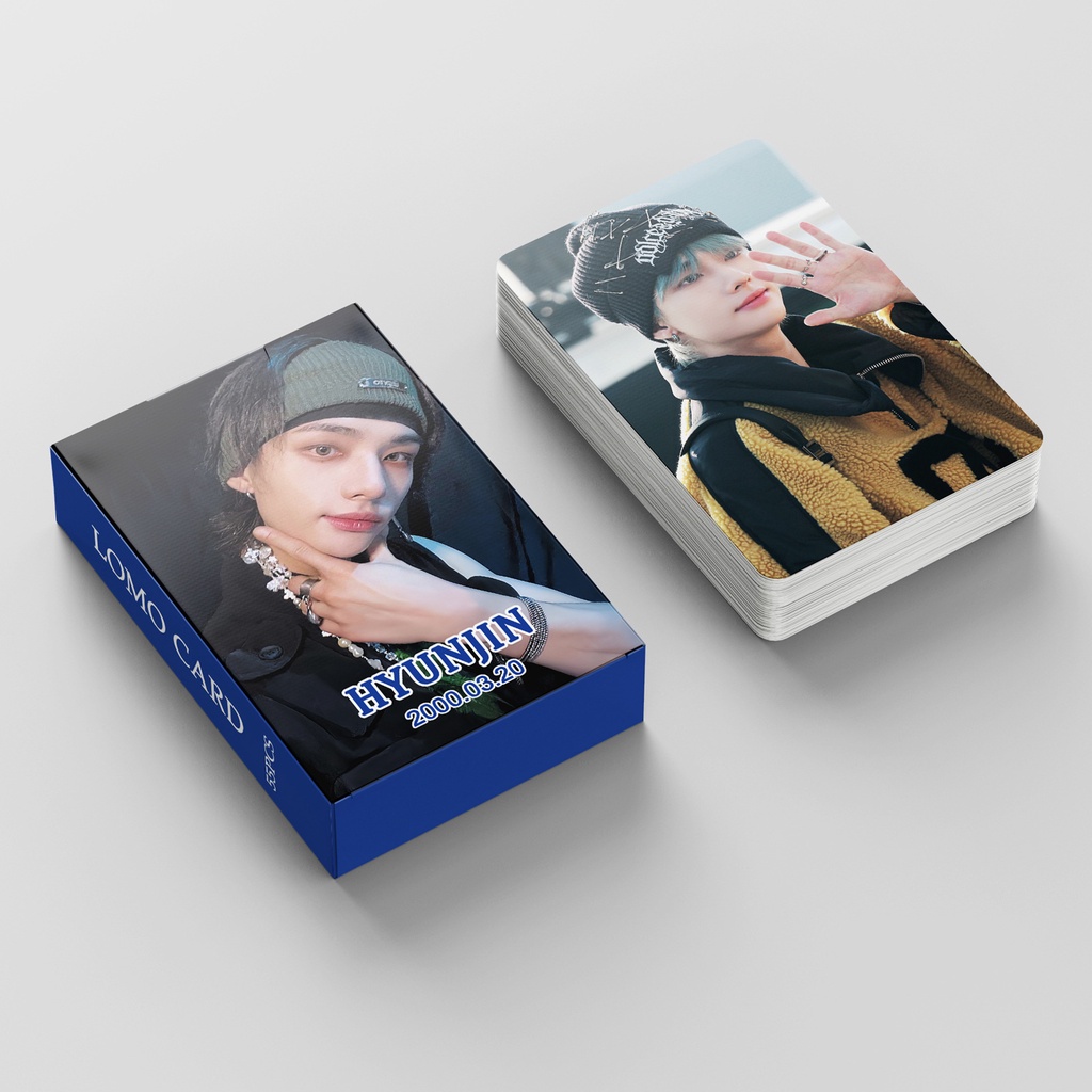 Bộ 55 Thẻ Hình lomo Nhóm Nhạc kpop stray kids