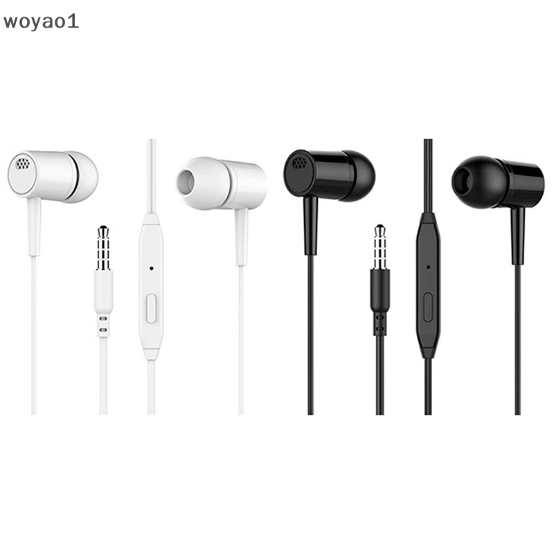 Tai Nghe Nhét Tai woyao1 Jack 3.5mm Chất Lượng Cao Có Micro Cho Điện Thoại Máy Tính