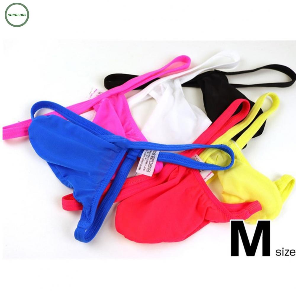 New Coming~Underwear Black Blue Ice Silk Low Waist New Pink Pouch Red Solid Color#Home Essentialses