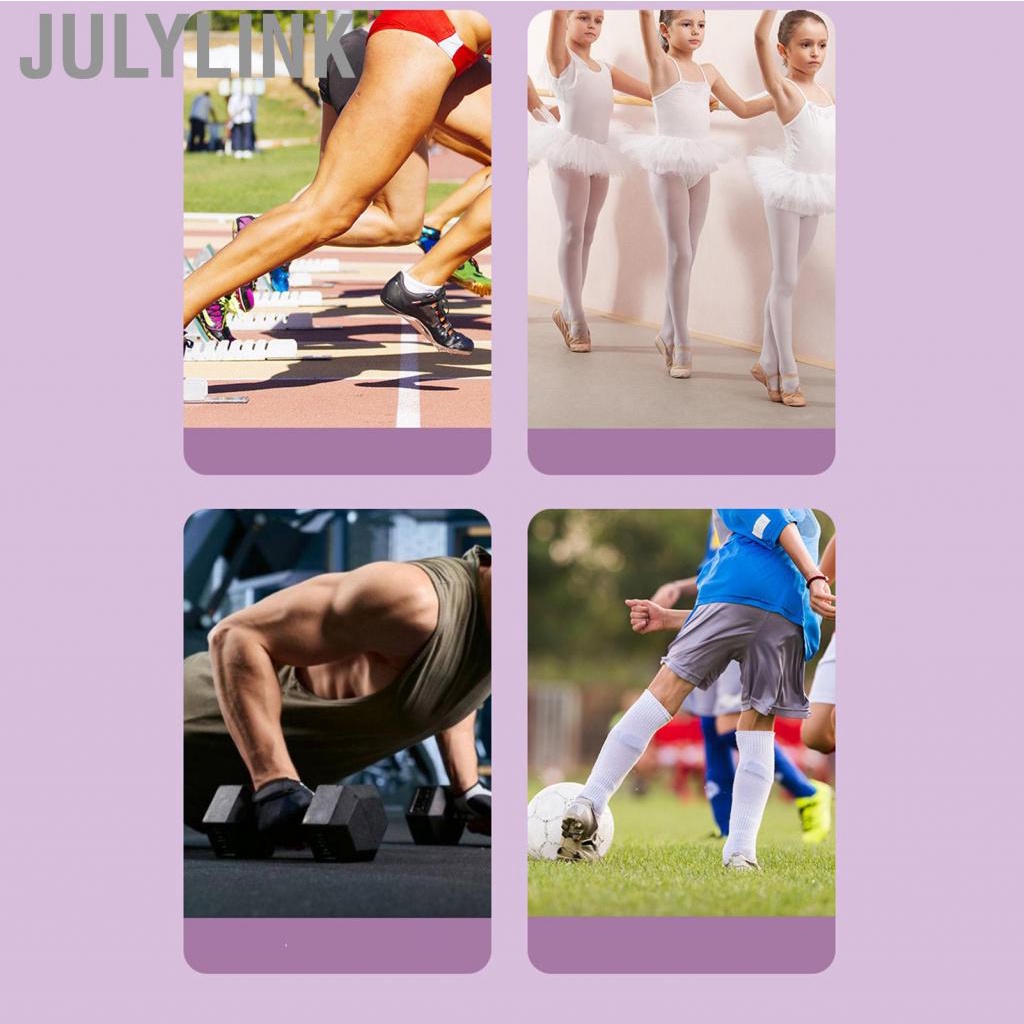 Julylink 2pcs Hand Tied Sandbag Adjustable Strap Hook and Loop Strength Training Ankle for Dance