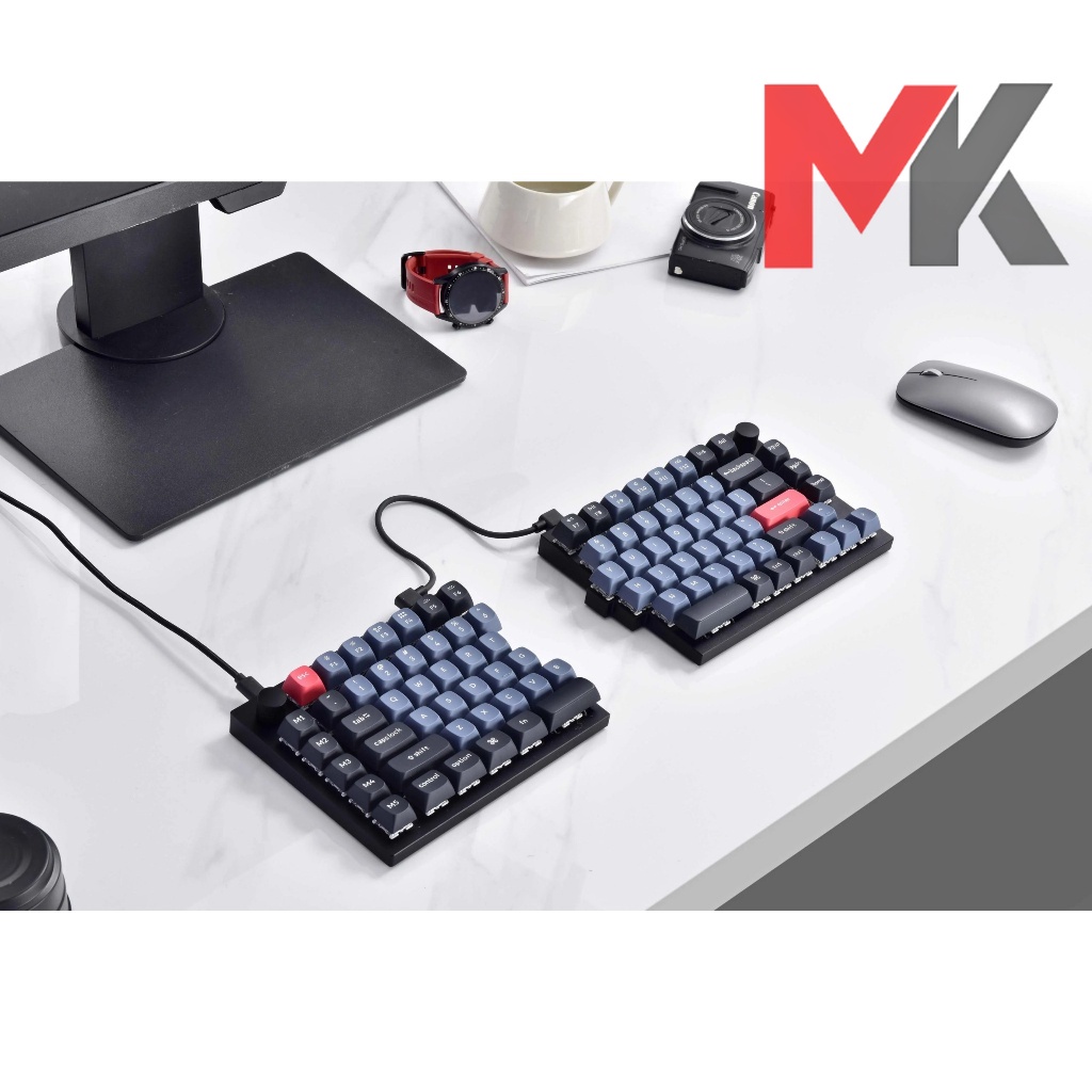 Bàn phím cơ Keychron Q11 Knob  – Bàn phím cơ Custom QMK Nhôm CNC