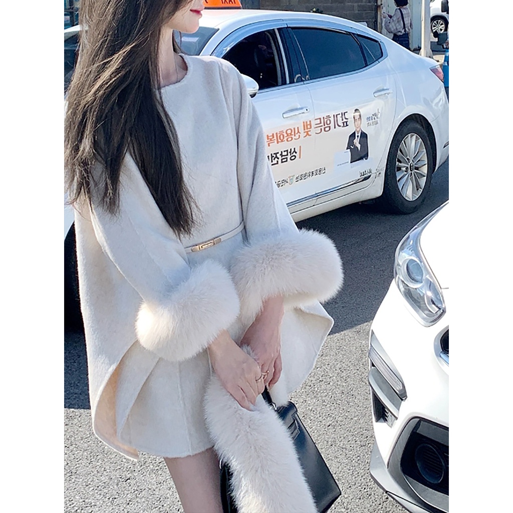 Áo Choàng Len Hai Mặt Phong Cách Mới 2023