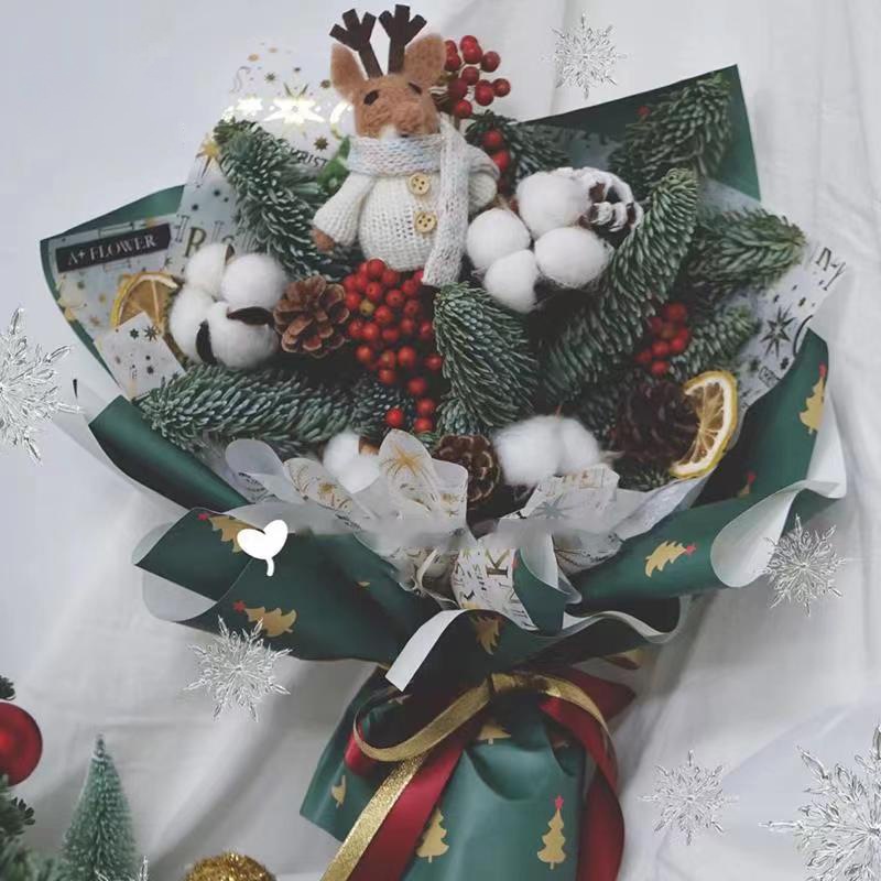 Giấy bọc quà hoạ tiết noel