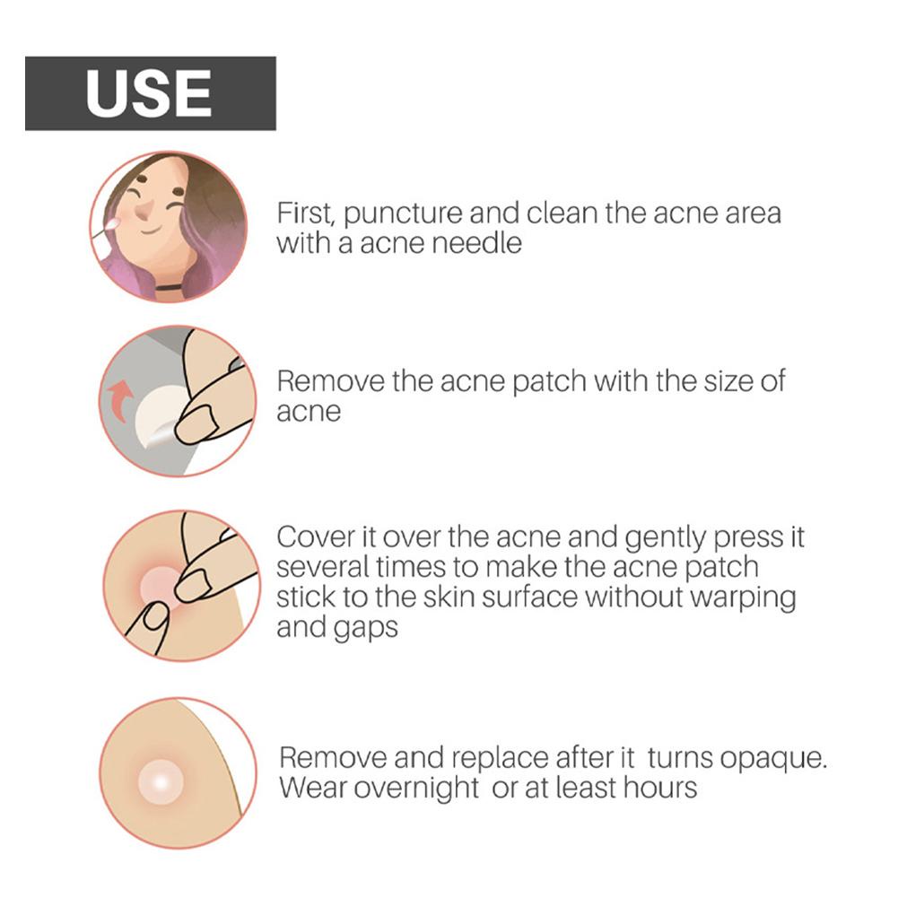 Miếng Dán Hỗ Trợ Giảm Mụn Chăm Sóc Da Mặt Chống Thấm Nước