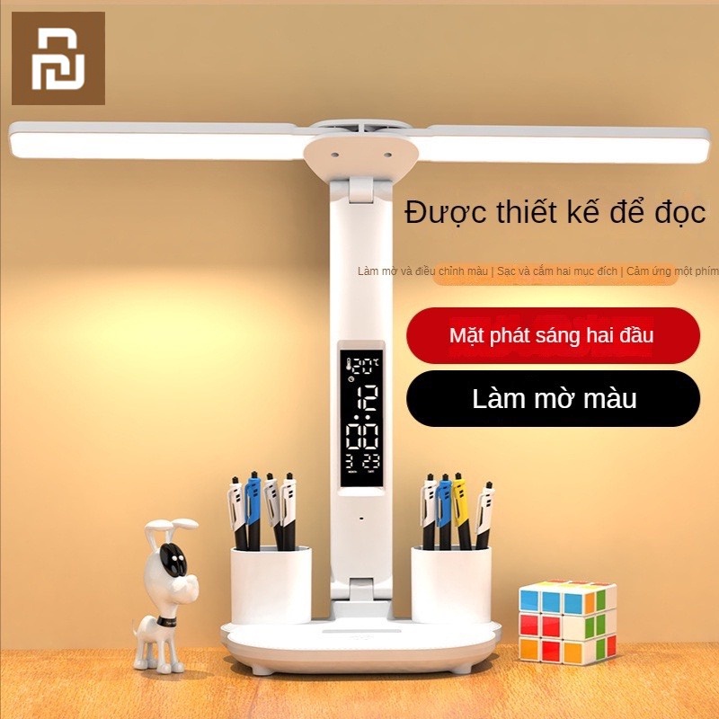 Xiaomi Youpin Đèn Học Chống Cận 3 Ánh Sáng Tích Điện Đa Năng, Điều Chỉnh Mức Độ Sáng Chống Mỏi Mắt