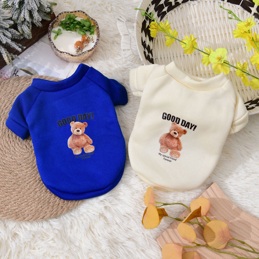 Áo Sweater Giữ Ấm Thời Trang Xuân Thu Đông Mừng Năm Mới Cho Thú Cưng