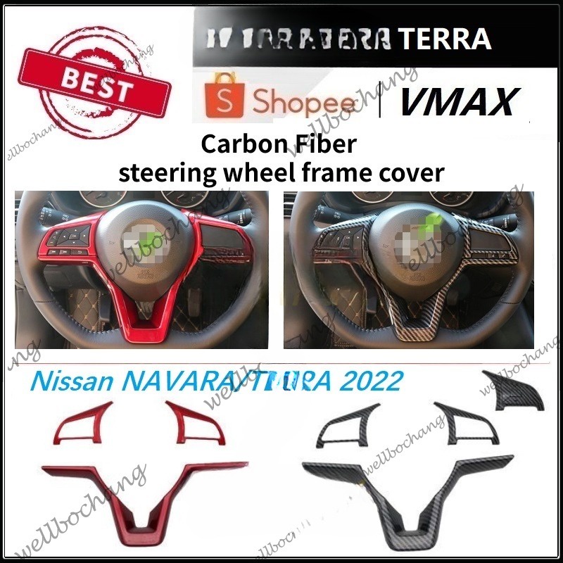 Nissan Khung Bọc Vô Lăng Xe Hơi nissan navara 2016-2023terra 2016-2021 Bằng Sợi carbon