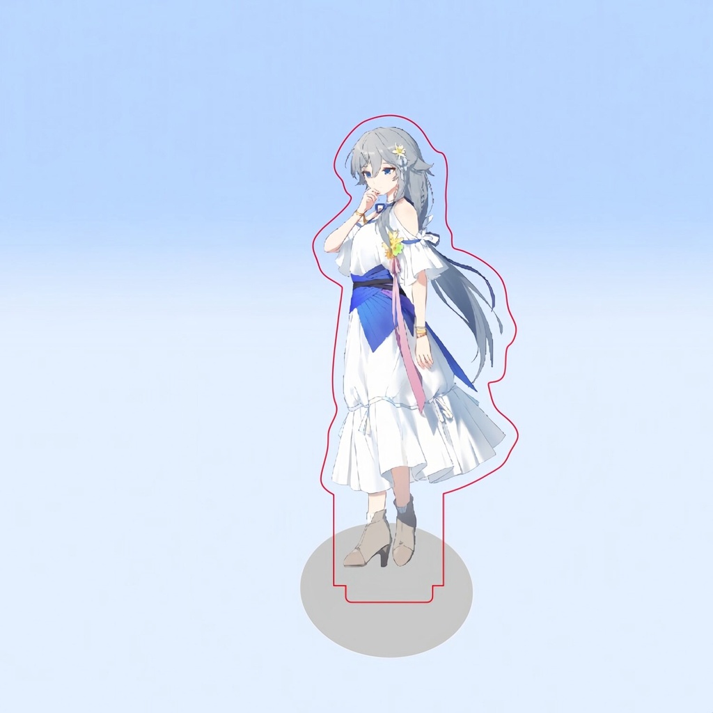 Mô hình Standee Honkai Impact 3 Standing Raiden Mei Fuka Yae Sakura in hình nhân vật 2 mặt rõ nét Phụ kiện trang trí