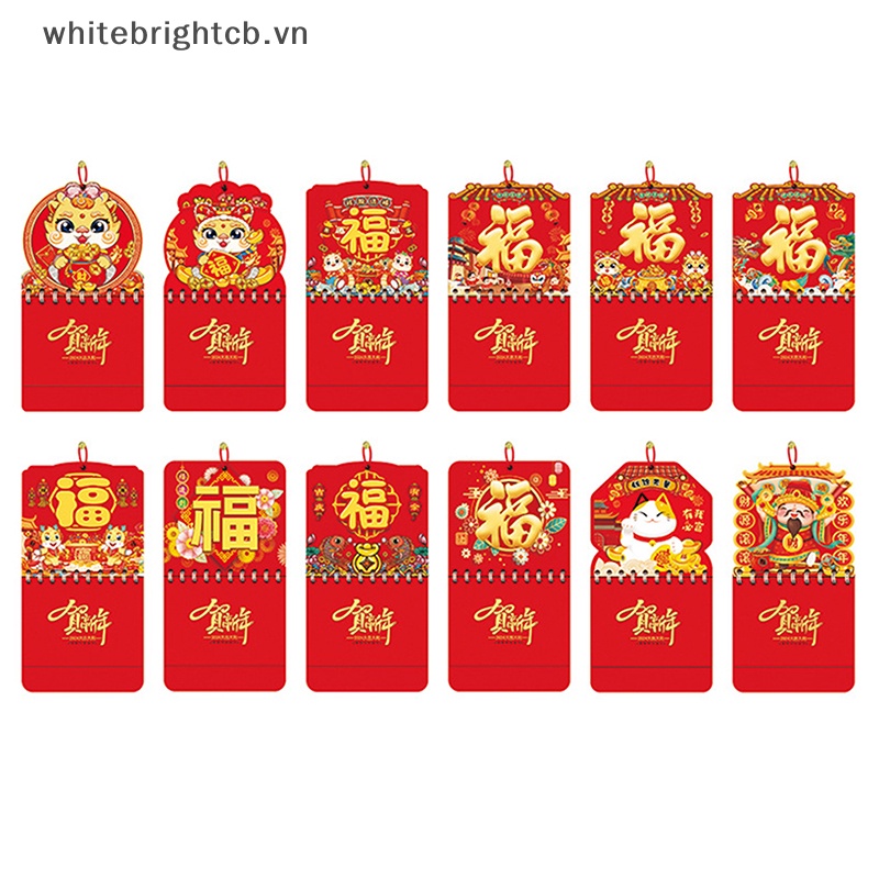 Lịch Năm Mới 2024 mini Để Bàn Trang Trí