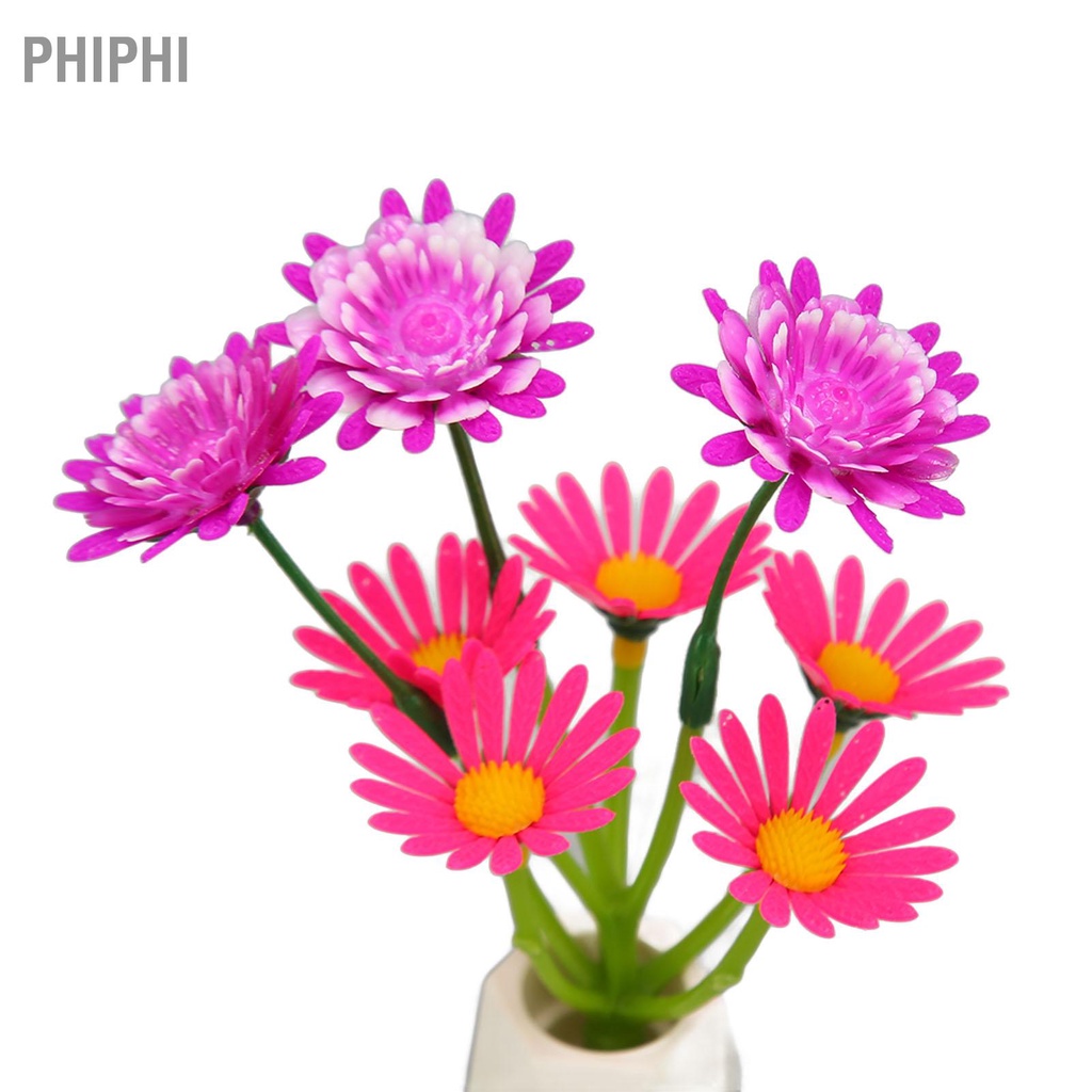 PHIPHI Bể Cá Hoa Trang Trí Mô Phỏng Dạ Quang Nhân Tạo Thực Vật Cho Phụ Kiện