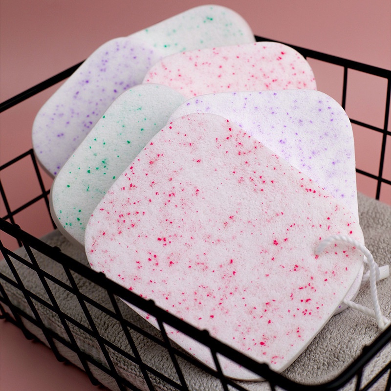 Mút xốp rửa mặt trang điểm và tẩy trang chất liệu cotton mềm mại YR
