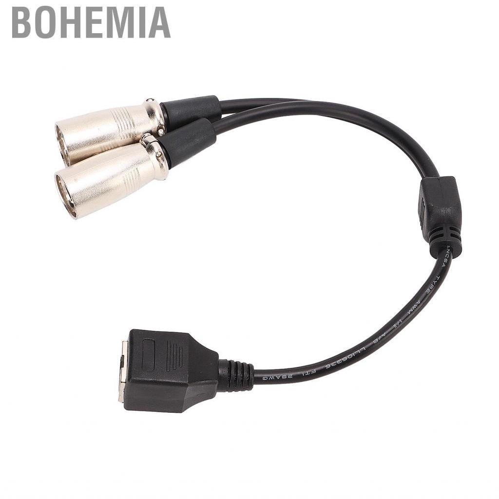 Bohemia RJ45 To XLR Female Mic Converter Cord Microphone Adapter Cable Set