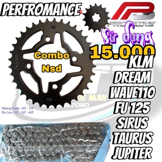 Nhông sên đĩa / xích tải probike xe yamaha sirius / tarus / gavita / jupiter